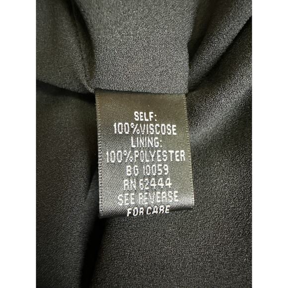 Nicole Miller Artelier Black Floral Lace Sleeveless Camisole Maxi Tank Dress 4 - Picture 5 of 5